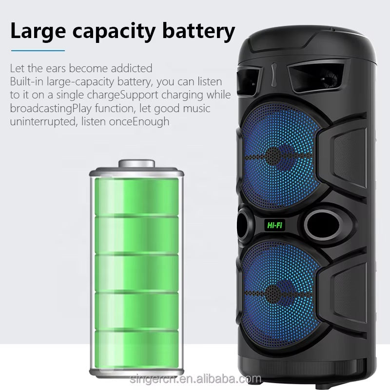 PARLANTE GRANDE + MICROFONO