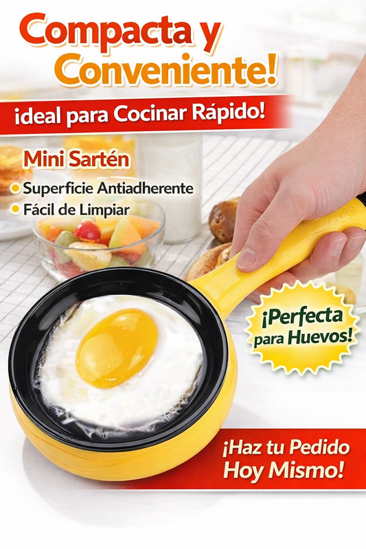 Sarten Hervidora de Huevos 2 en 1 Antiadherente