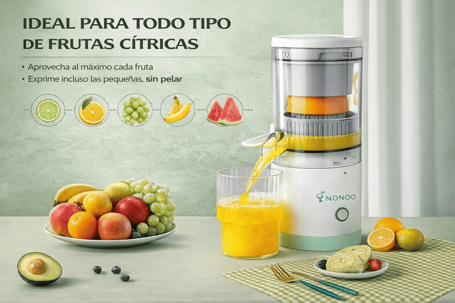 Exprimidor Portatil de Naranja Pro