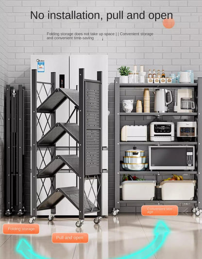 ESTANTE DE ALMACENAMIENTO PLEGABLE 5 NIVELES